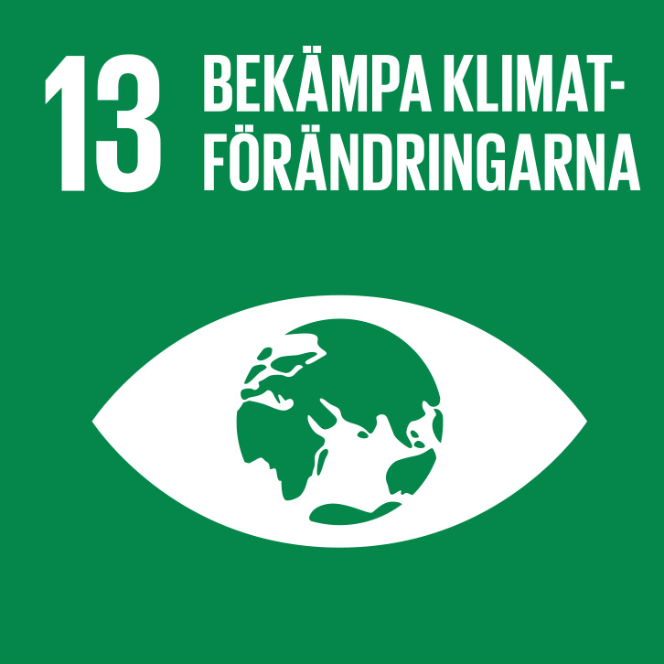 SDG-koppling 13 klimatåtgärder.